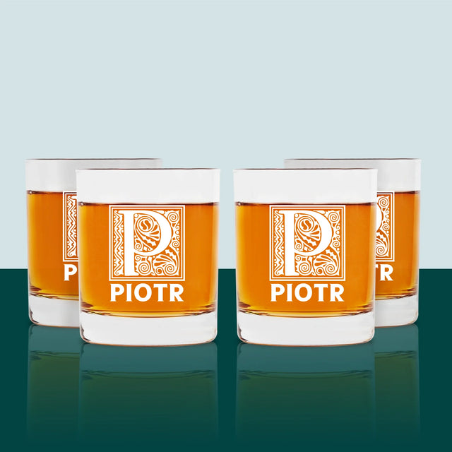 Monogram: Monogram Imię - Szklanka Do Whisky