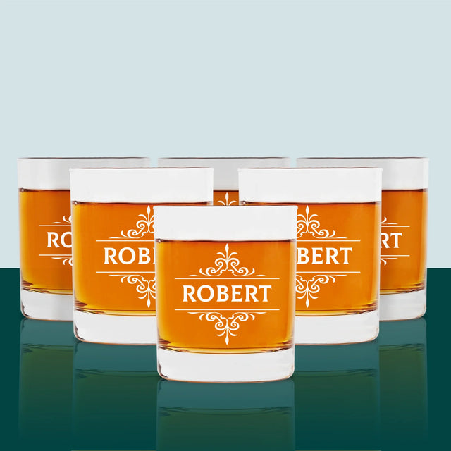 Monogram: Imię Elegant - Szklanka Do Whisky