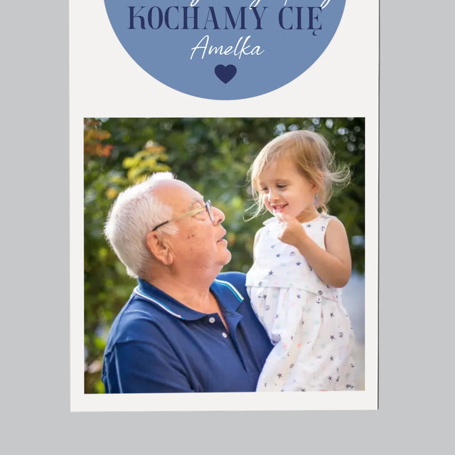 Fotokolaż: Kochany Dziadek - Magnes na lodówkę