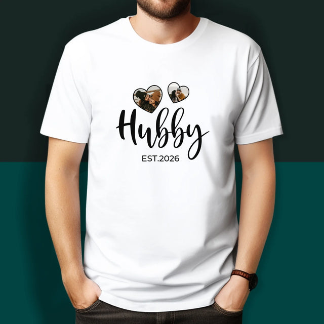 Fotokolaż: Hubby&Wifey - Koszulki Dla Par