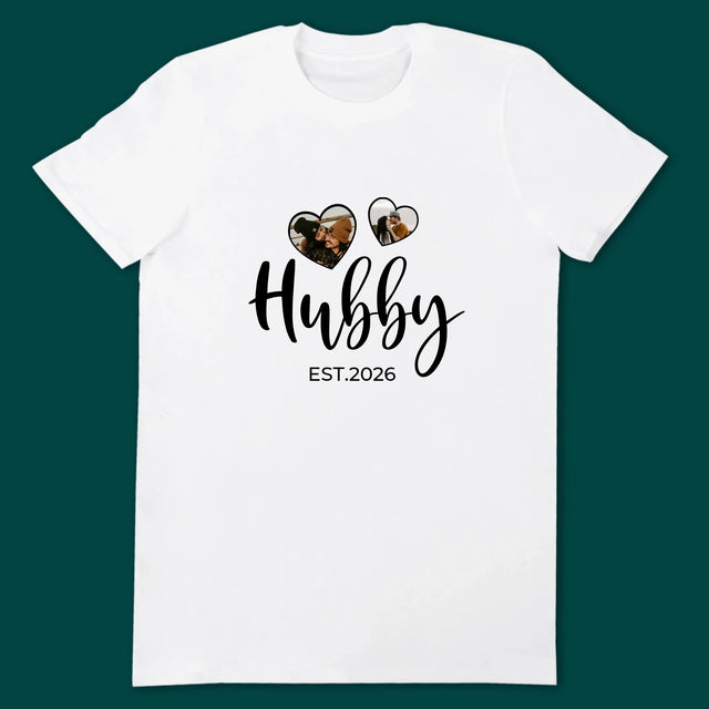 Fotokolaż: Hubby&Wifey - Koszulki Dla Par