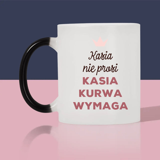 Bez Cenzury: Nie Prosi - Kubek z Nadrukiem