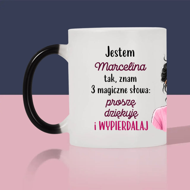 Bez Cenzury: Magiczne Słowa - Kubek z Nadrukiem
