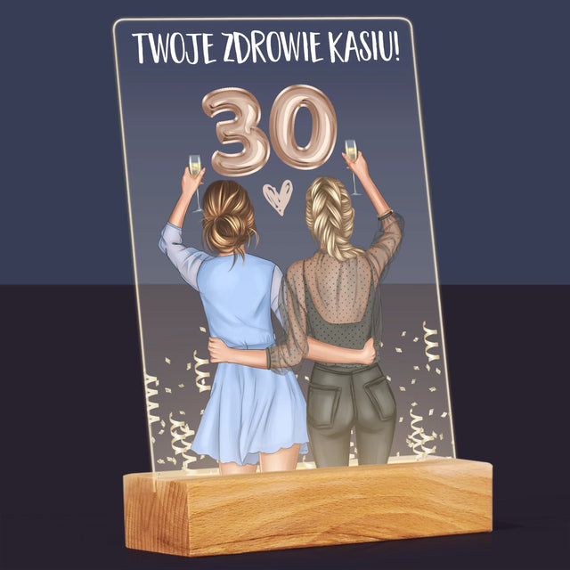 Kreator Postaci: Twoje Zdrowie 30 - Wydruk Na Szkle Akrylowym