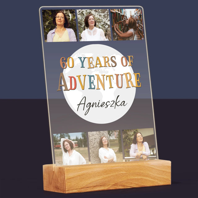 Fotokolaż: 60 Years Of Adventure - Wydruk Na Szkle Akrylowym