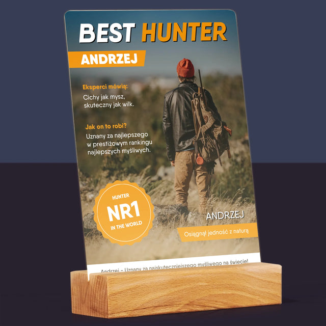 Okładka Magazynu: Best Hunter - Wydruk Na Szkle Akrylowym