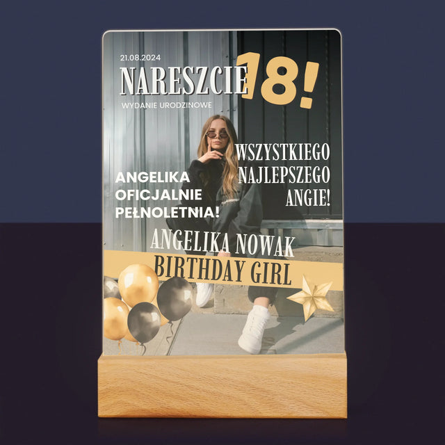 Okładka Magazynu: Nareszcie 18 - Wydruk Na Szkle Akrylowym