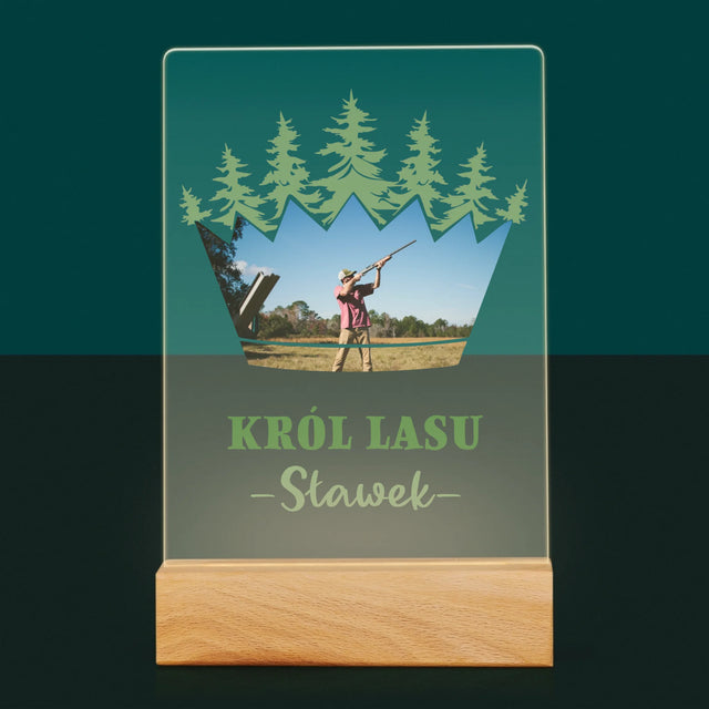 Kształt Ze Zdjęć: Król Lasu - Wydruk Na Szkle Akrylowym