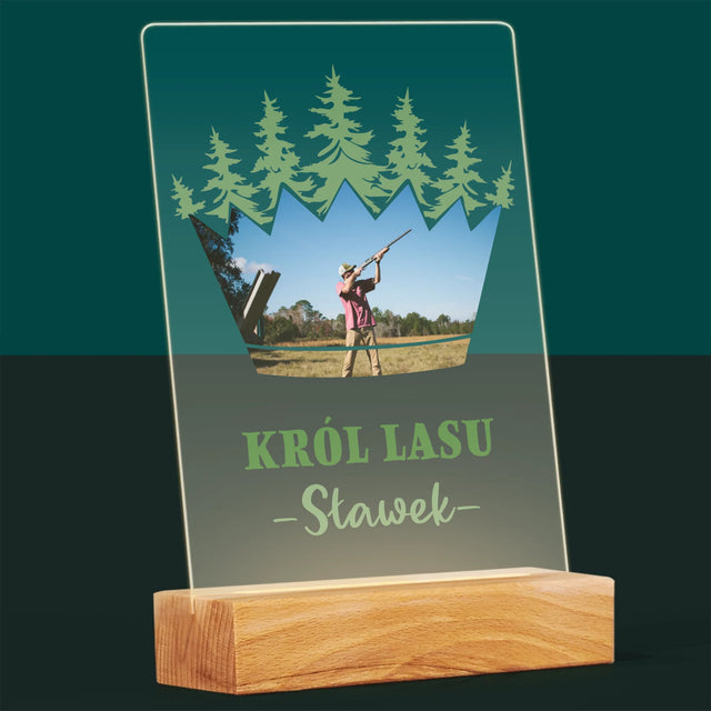 Kształt Ze Zdjęć: Król Lasu - Wydruk Na Szkle Akrylowym