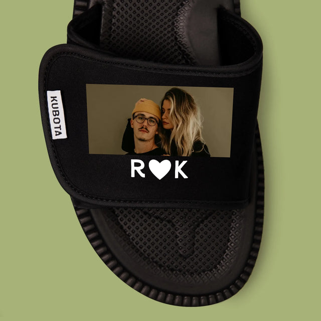 Fotokolaż: Miłosne Monogramy Ze Zdjęciami - Klapki Kubota