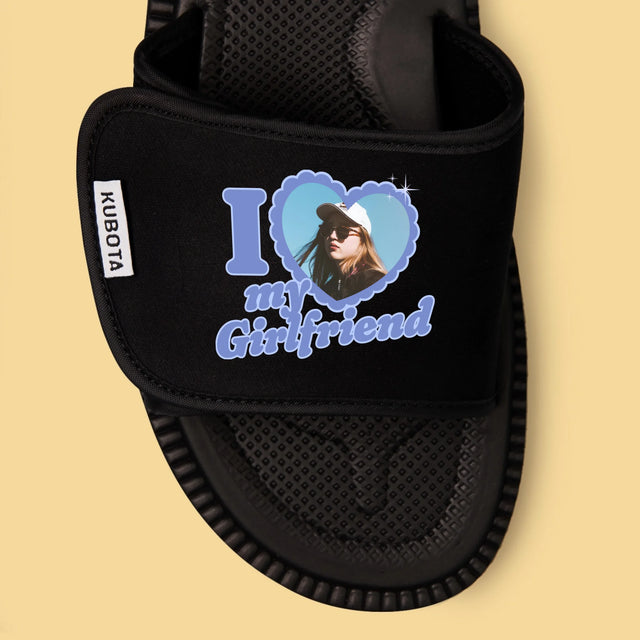 Zdjęcie i Podpis: i Love My Girlfriend - Klapki Kubota