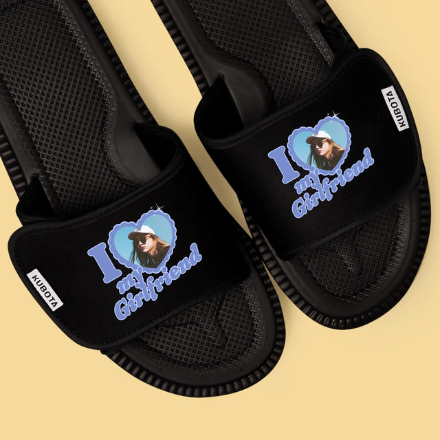 Zdjęcie i Podpis: i Love My Girlfriend - Klapki Kubota