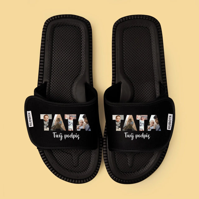 Słowo Ze Zdjęć: Tata - Klapki Kubota