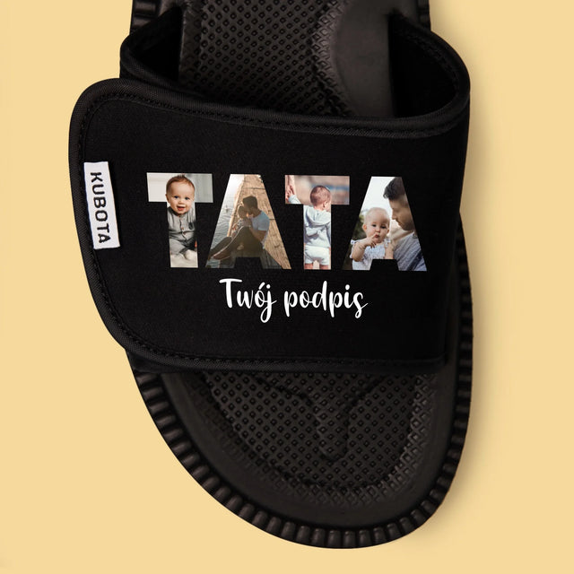 Słowo Ze Zdjęć: Tata - Klapki Kubota