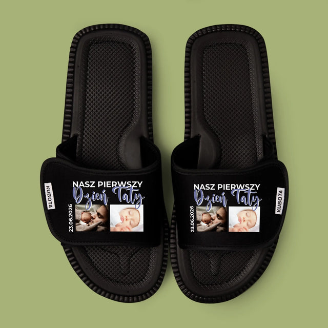 Fotokolaż: Pierwszy Dzień Taty - Klapki Kubota