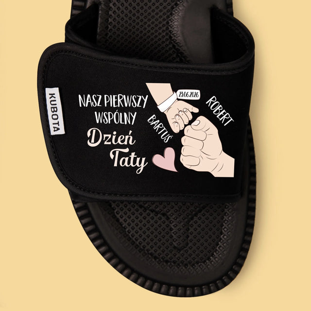 Imię i Podpis: Pierwszy Wspólny Dzień Taty - Klapki Kubota