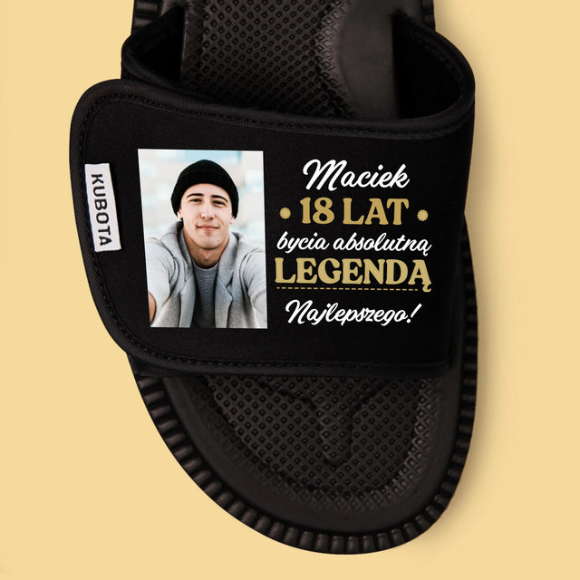 Fotokolaż: 18 Lat Bycia Legendą - Klapki Kubota
