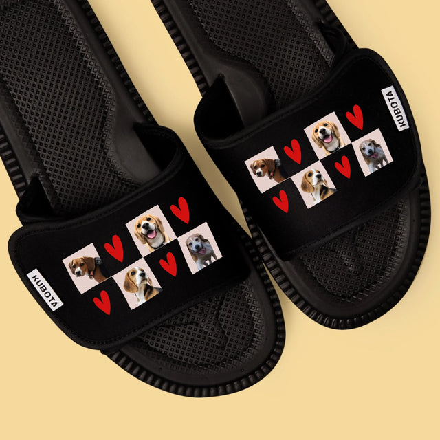 Fotokolaż: Pieski - Klapki Kubota