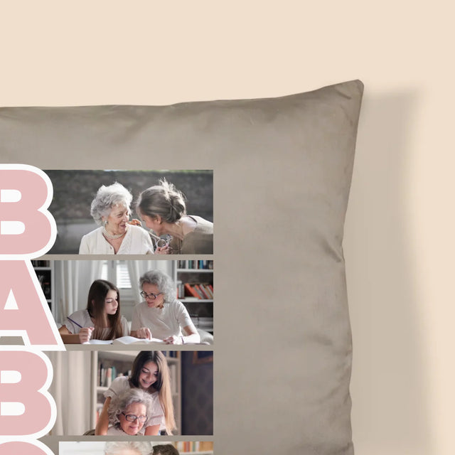 Fotokolaż: Babcia - Poduszka