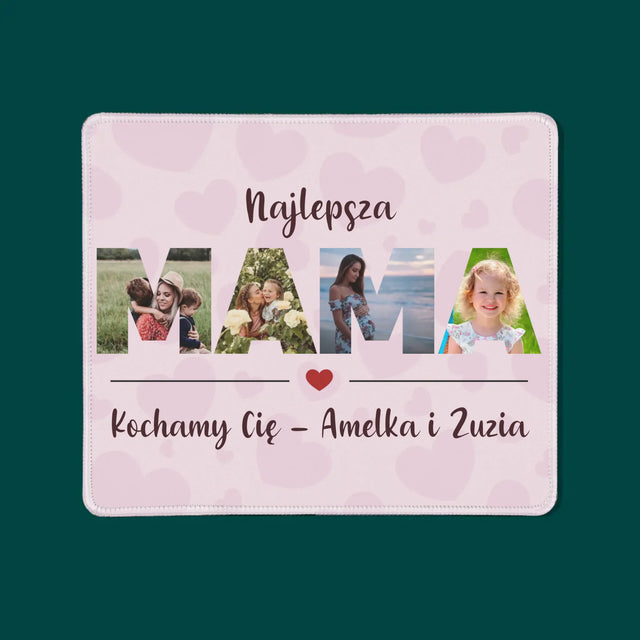 Słowo Ze Zdjęć: Mama - Podkładka Pod Myszkę
