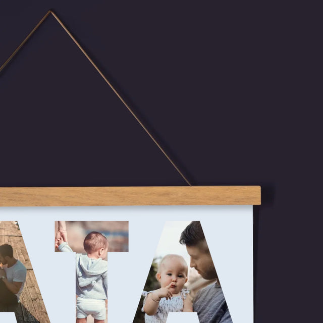 Słowo Ze Zdjęć: Tata - Kalendarz Plakatowy z Listwami