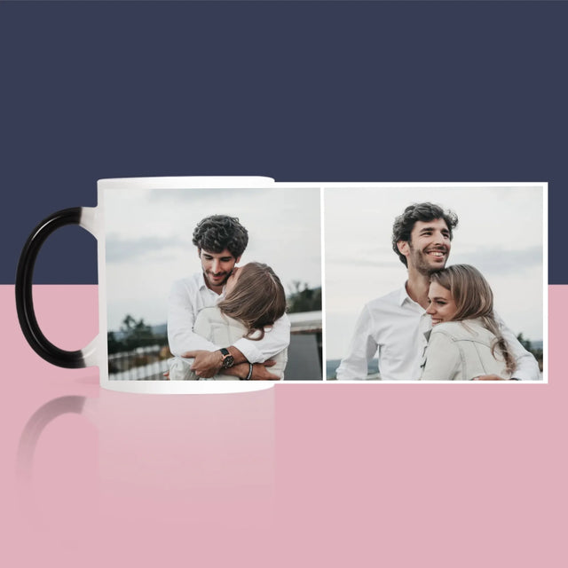 Fotokolaż: 2 Zdjęcia - Kubek z Nadrukiem