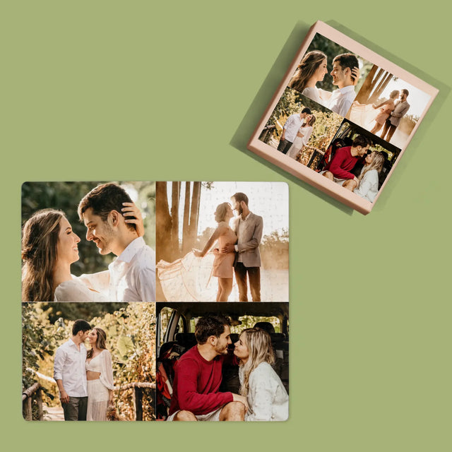 Fotokolaż: 4 Zdjęcia - Personalizowane Puzzle