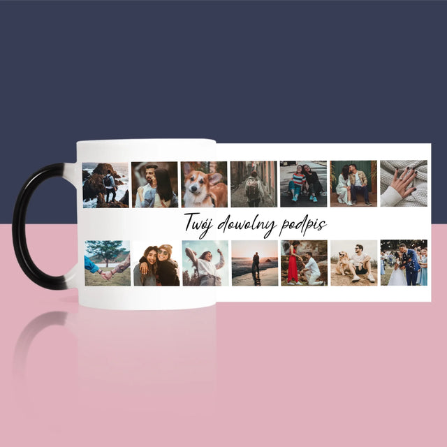 Fotokolaż: 14 Zdjęć - Kubek z Nadrukiem