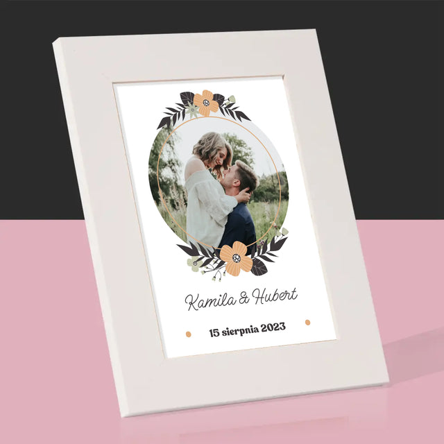 Zdjęcie i Podpis: Zakochani - Ramka Na Zdjęcie