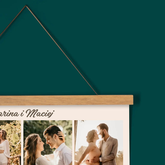 Fotokolaż: Razem Najlepiej - Kalendarz Plakatowy z Listwami