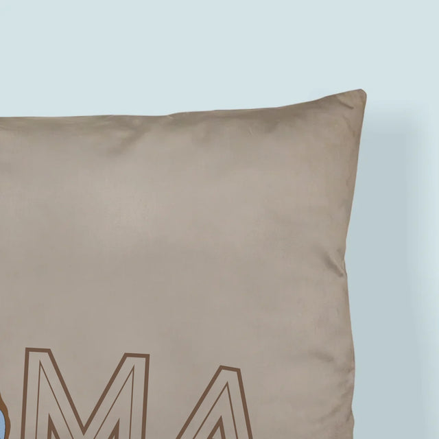 Zdjęcie i Podpis: Mama Established - Poduszka z Nadrukiem