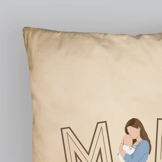 Zdjęcie i Podpis: Mama Established - Poduszka z Nadrukiem