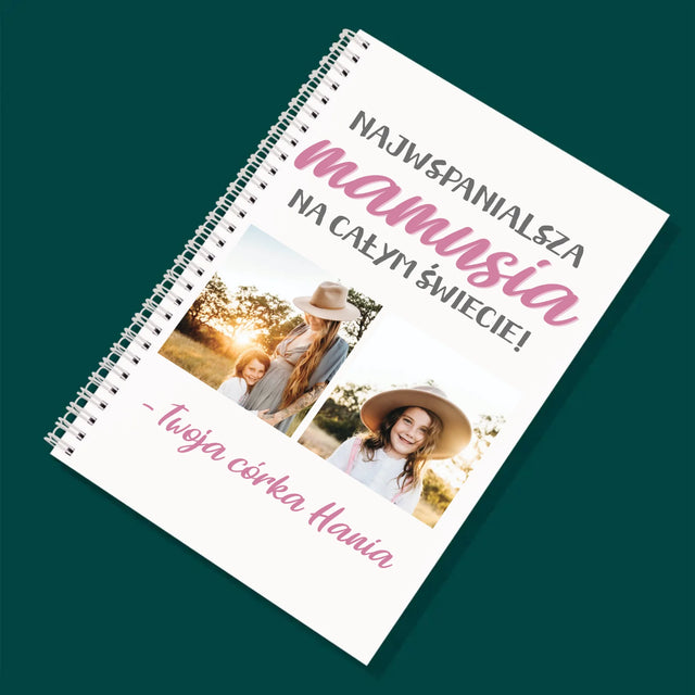 Fotokolaż: Najwspanialsza Mamusia - Planer Na Spirali - Dzienny