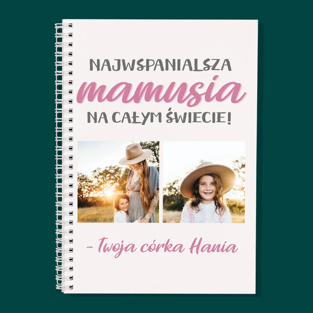 Fotokolaż: Najwspanialsza Mamusia - Planer Na Spirali - Dzienny