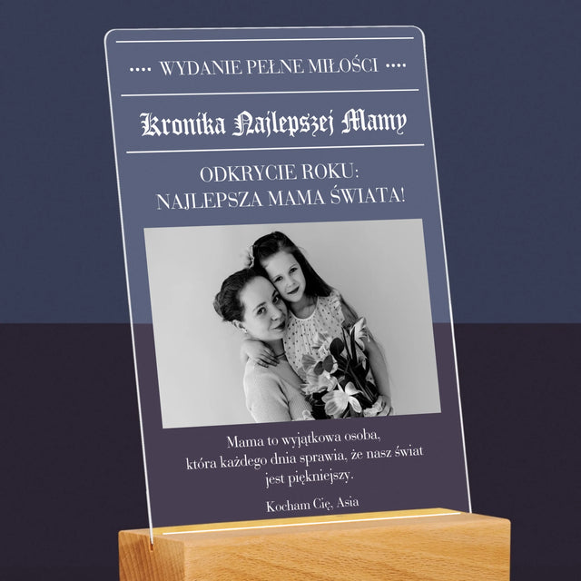 Okładka Magazynu: Kronika Najlepszej Mamy - Wydruk Na Szkle Akrylowym