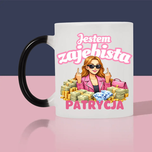 Kreator Postaci: Jestem Zajebista - Kubek z Nadrukiem