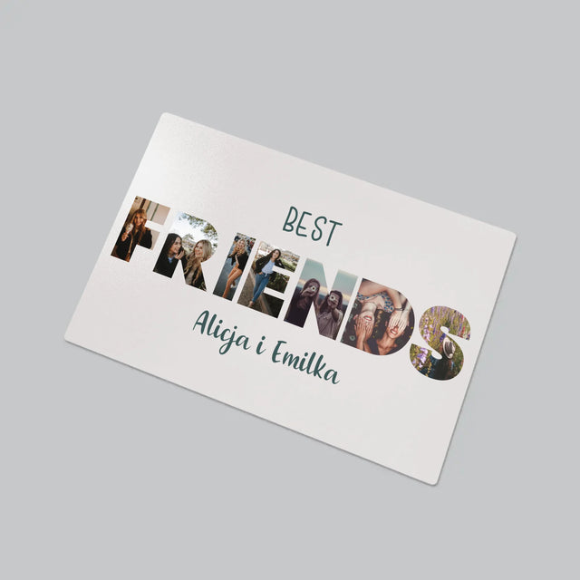 Słowo Ze Zdjęć: Friends - Podkładka Na Biurko