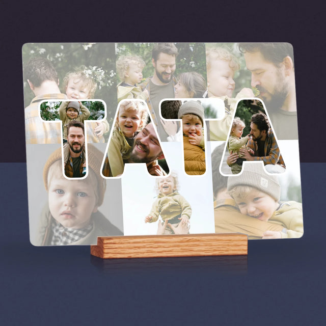 Fotokolaż: Tata 2 - Wydruk Na Szkle Akrylowym