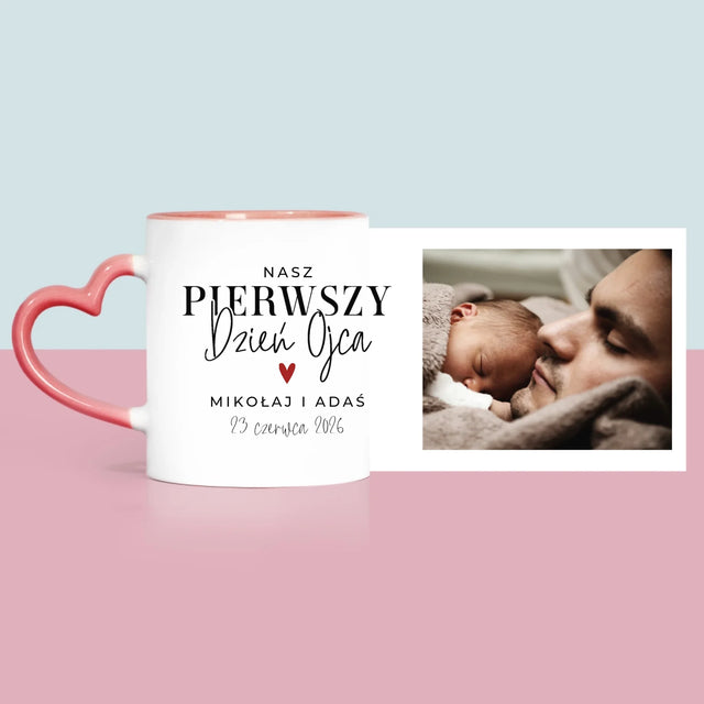 Fotokolaż: Na Pierwszy Dzień Ojca - Kubek z Nadrukiem