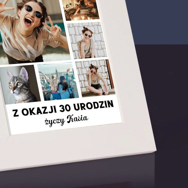 Fotokolaż: Urodzinowy - Ramka Na Zdjęcie