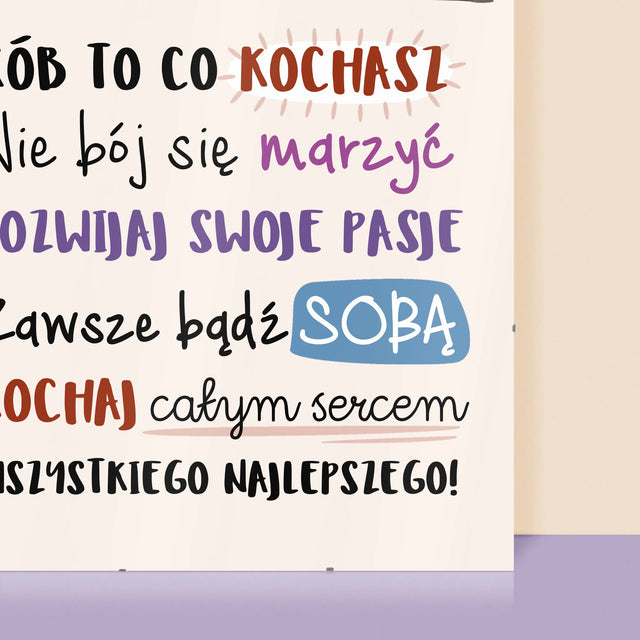 Fotokolaż: Urodziny Życzenia - Plakat