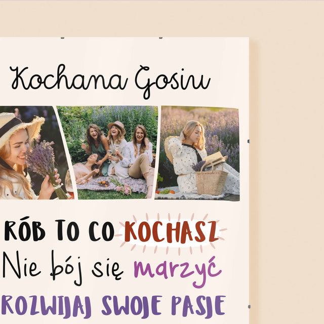 Fotokolaż: Urodziny Życzenia - Plakat