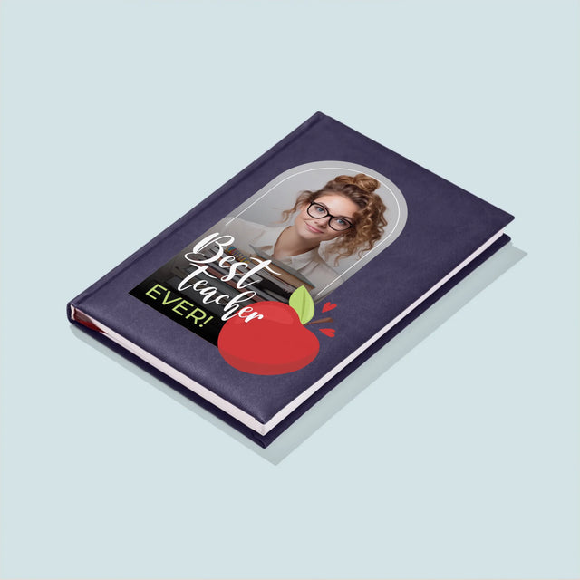 Zdjęcie i Podpis: Best Teacher Ever - Notes Książkowy z Nadrukiem