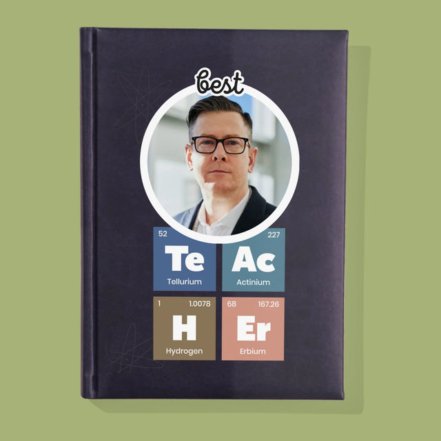 Zdjęcie i Podpis: Teacher Pierwiastki - Notes Książkowy