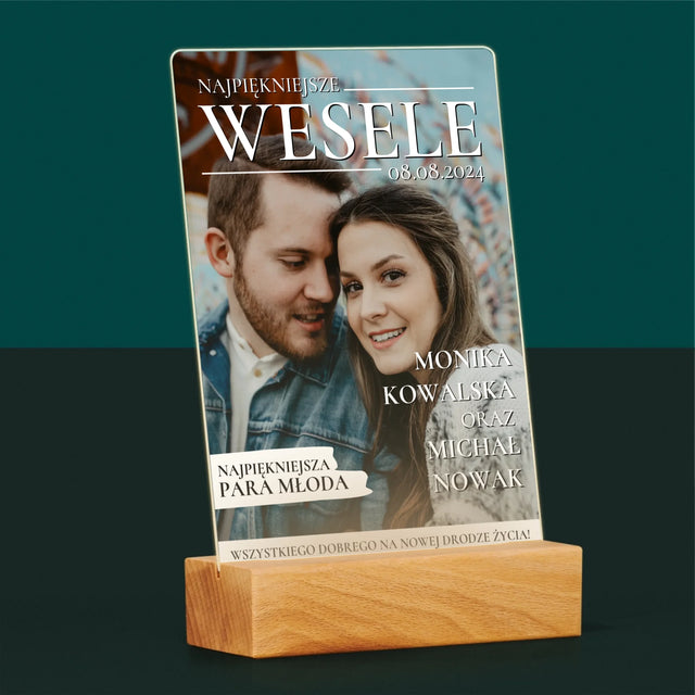 Okładka Magazynu: Najpiękniejsze Wesele - Wydruk Na Szkle Akrylowym