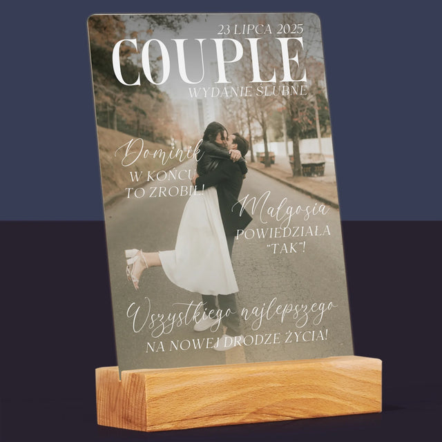 Okładka Magazynu: Couple - Wydruk Na Szkle Akrylowym