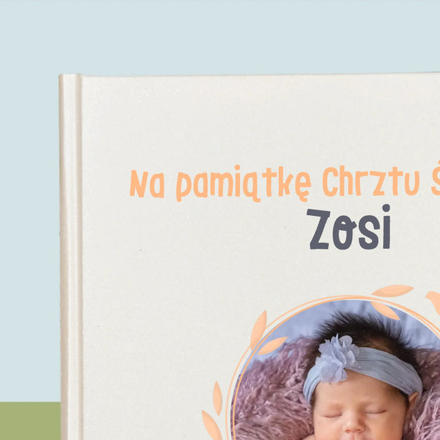 Zdjęcie i Podpis: Na Pamiątkę Chrztu Świętego - Biblia z Nadrukiem