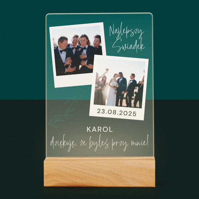 Fotokolaż: Najlepszy Świadek Polaroidy - Wydruk Na Szkle Akrylowym