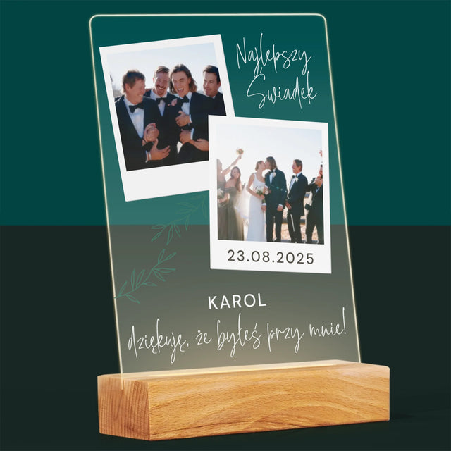 Fotokolaż: Najlepszy Świadek Polaroidy - Wydruk Na Szkle Akrylowym