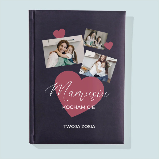 Fotokolaż: Mamusia - Notes Książkowy z Nadrukiem